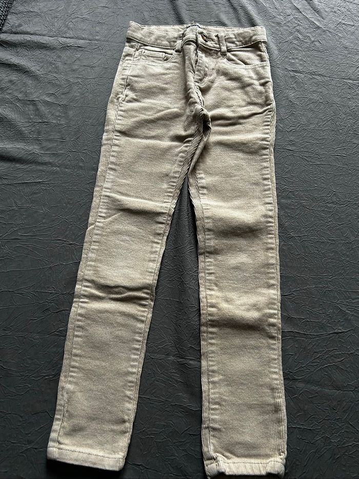 Lot de 2 pantalons skinny en velours fille - photo numéro 2