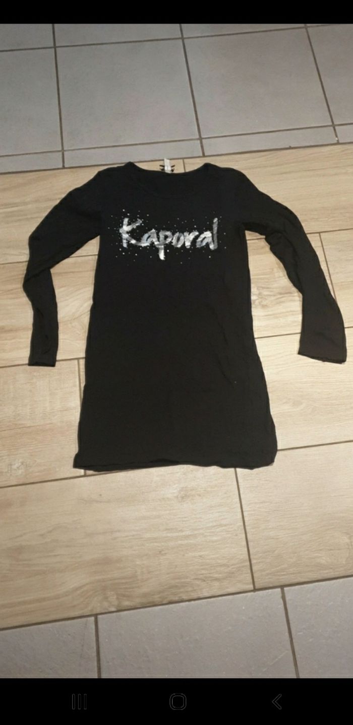 Robe noire kaporal 8 ans
