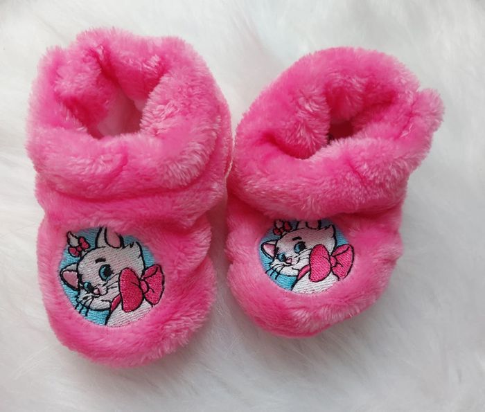 Chausson bébé moumoute
