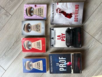 Collection complète la femme de ménage + la prof + la psy+ the boyfriend de Freida McFadden 