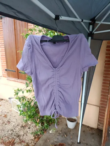 Tee-shirt violet Jennyfer