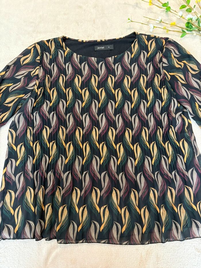 Blouse fluide manches longues femme M - photo numéro 2