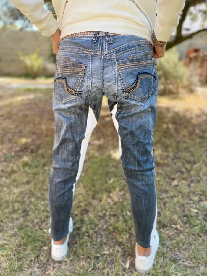 Pantalon souple effet jean Taille 42 ou XL DDP - photo numéro 6