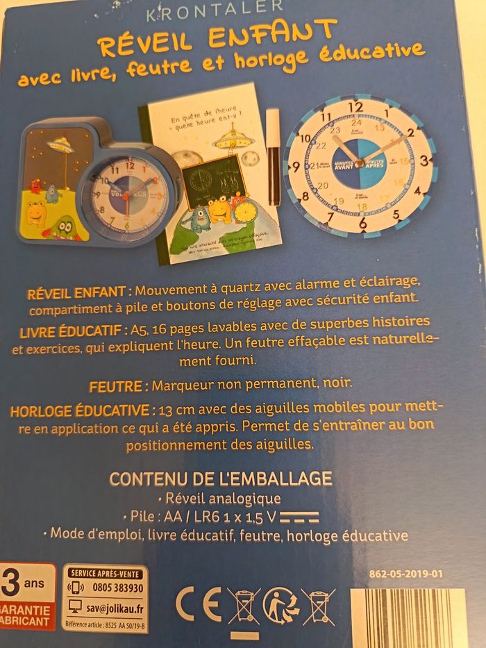 Réveil enfant Krontaler - photo numéro 4