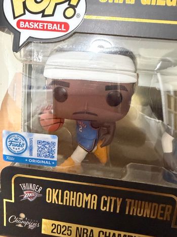 Funko Pop Oklahoma City Thunder 2025 NBA Champions