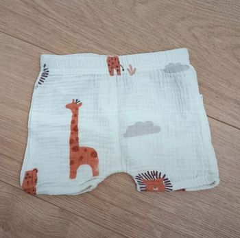 Short gaz de coton 6 mois