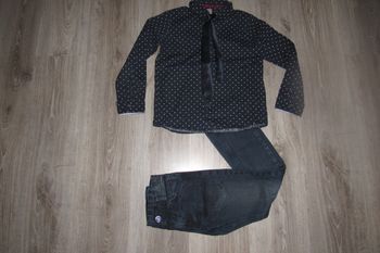 ENSEMBLE 3 PIÈCES GARÇON : CHEMISE + JEAN + CRAVATE - TAPE A L’ŒIL - 8 ANS - n°03