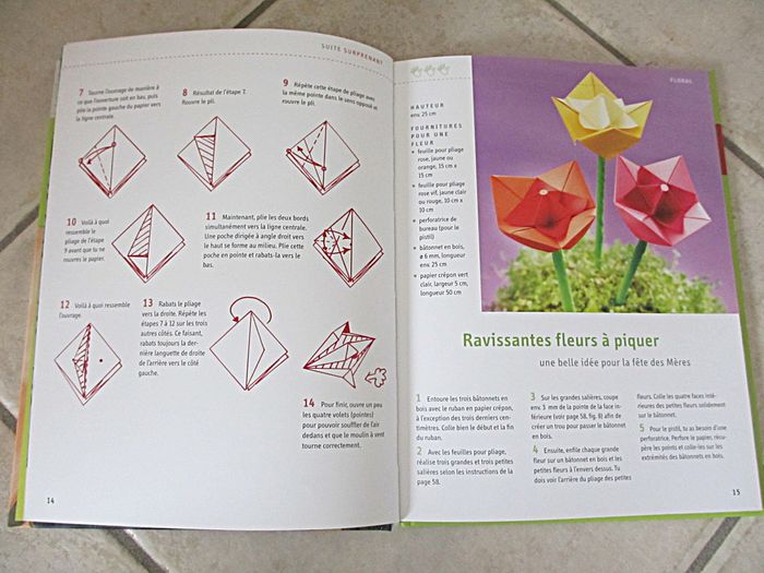 Livre origamis « Chapeau de pirate, moulin à vent & Cie » - photo numéro 5