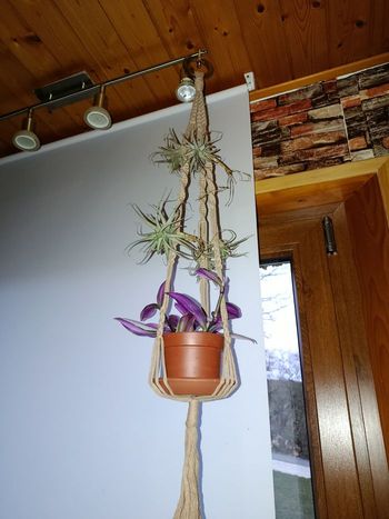 Porte plante macramé 