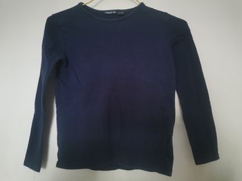 T-shirt manches longues bleu marine