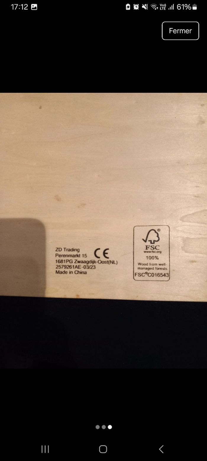 Puzzle en bois bébé - photo numéro 3