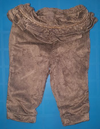 Pantalon épais marron  12 mois