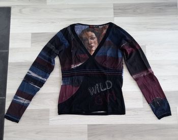 T-shirt à manches longues imprimés Frime taille M