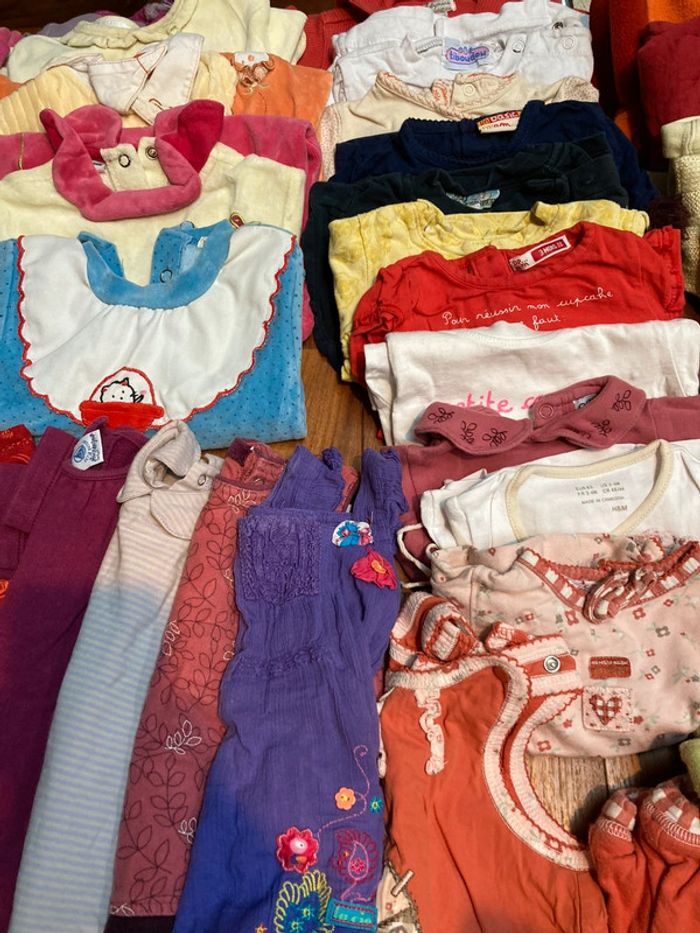 Gros lot de vêtements bébé fille 3 mois - photo numéro 3