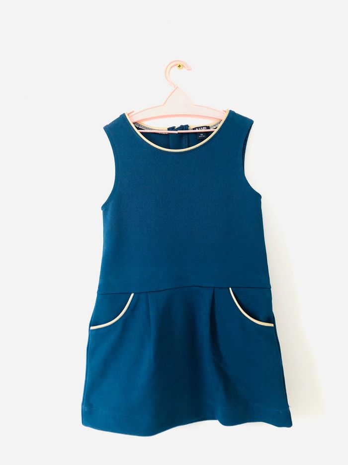 Robe 3 ans bébé fille été vêtement kiabi bleu - photo numéro 6