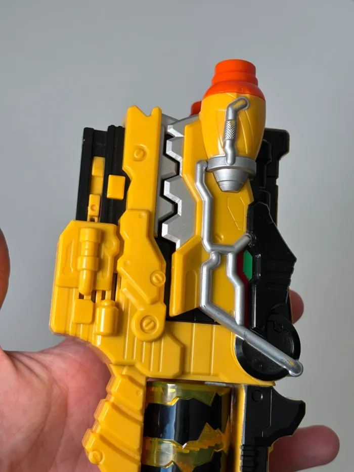 Power Rangers Dino Charge Morpher Blaster Gun Jaune - photo numéro 5