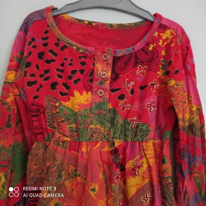 Robe à motifs multicolores 3/4ans - photo numéro 2