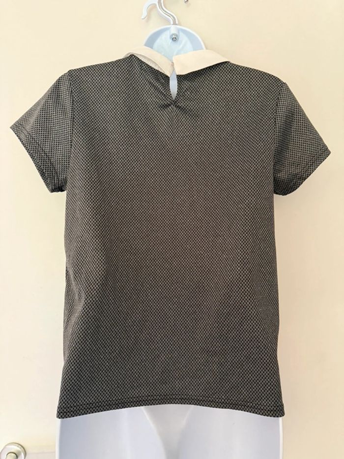 Haut gris et blanc avec perles Pimkie - photo numéro 7