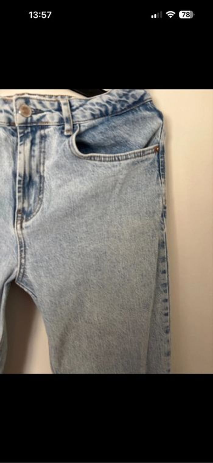 Jean bleu taille 42 stradivarius D98 - photo numéro 4