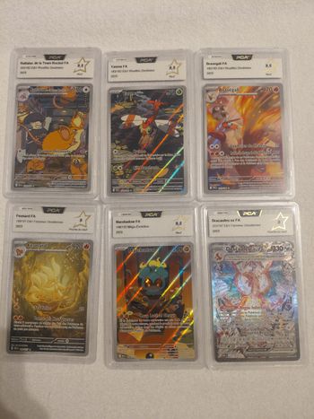 Lots de cartes gradées PCA