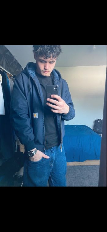 Veste à Capuche Active Jacket - Carhartt - Bleu marine - Taille M