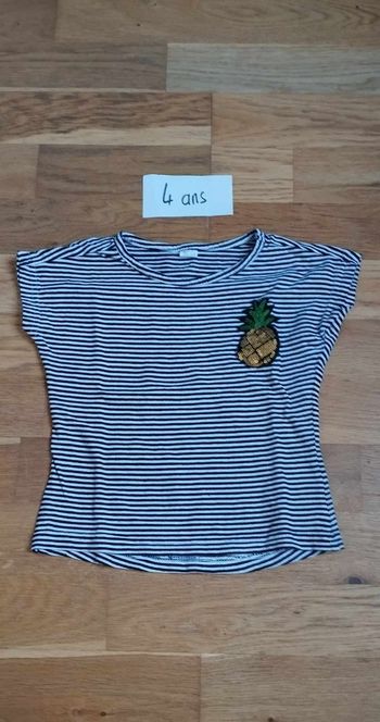 T-shirt fille 4 ans
