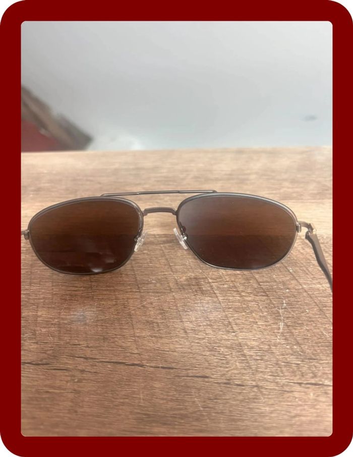 Lunette de soleil Jean Patou modèle aviateur 2000’ branche fine - photo numéro 7