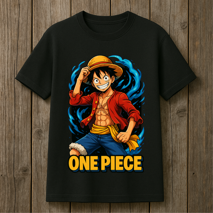 T-shirt Enfant One Piece Luffy au Chapeau de Paille