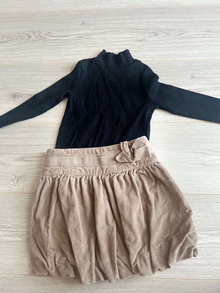 Ensemble jupe et haut 5 ans
