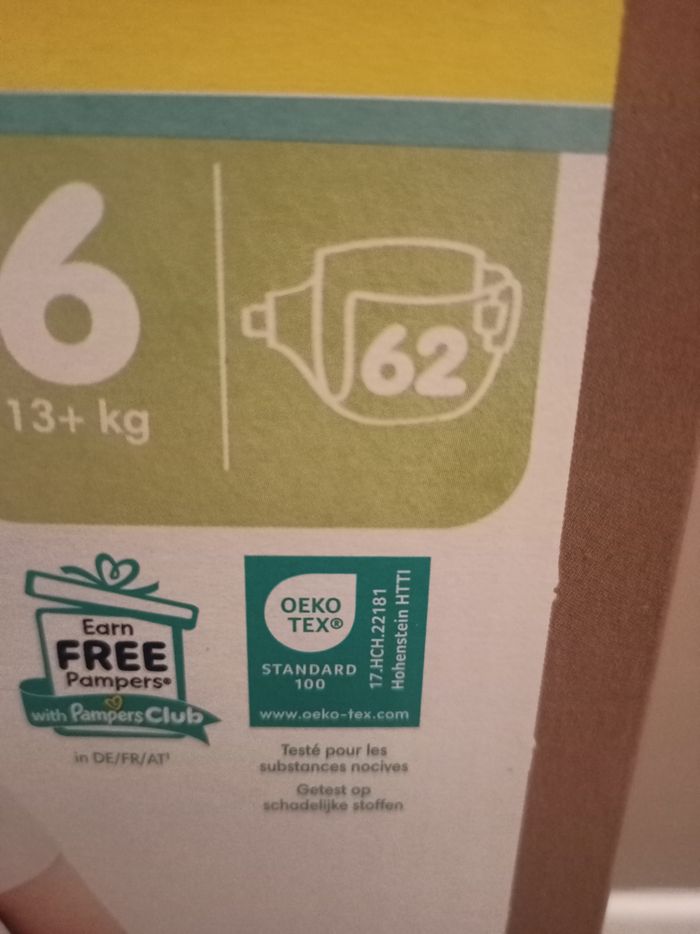 Pampers harmonie taille 6(124 couches) - photo numéro 2