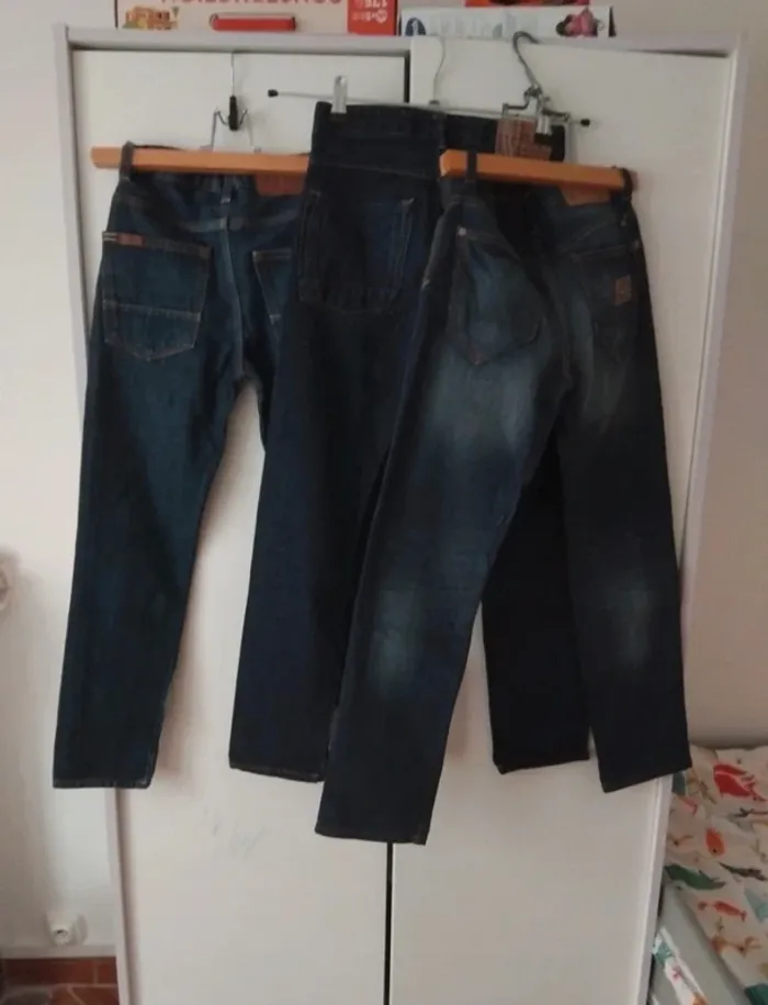 Lot de 3 jeans garçons t 10ans neuf - photo numéro 9