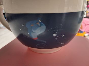 Grosse tasse thermique à anse mug Disney Aladdin 11,5 cm diamètre Neuf