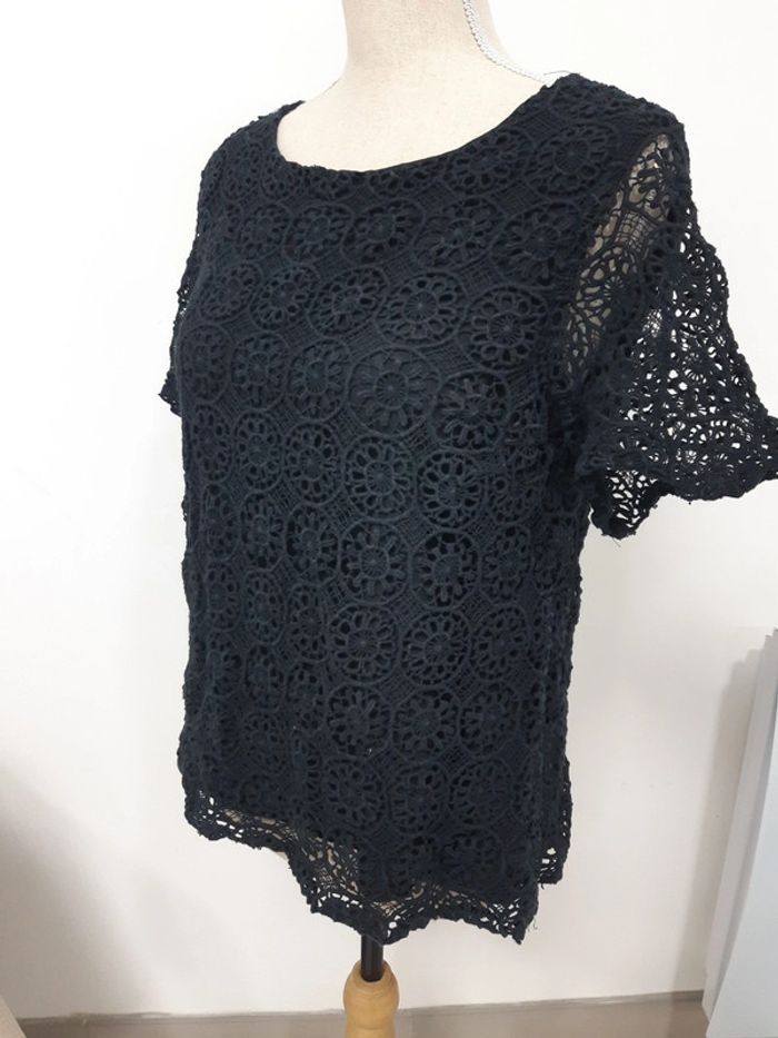 Tee shirt noir Monoprix T40 - photo numéro 4