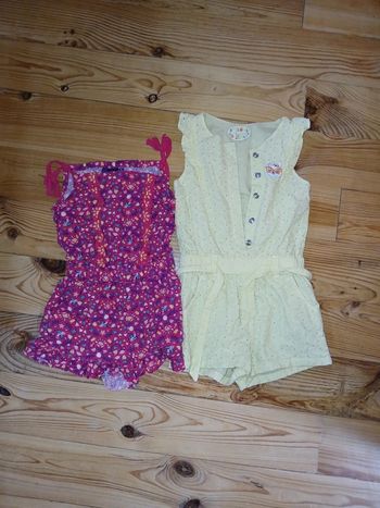 Lot de 2 salopettes d'ete