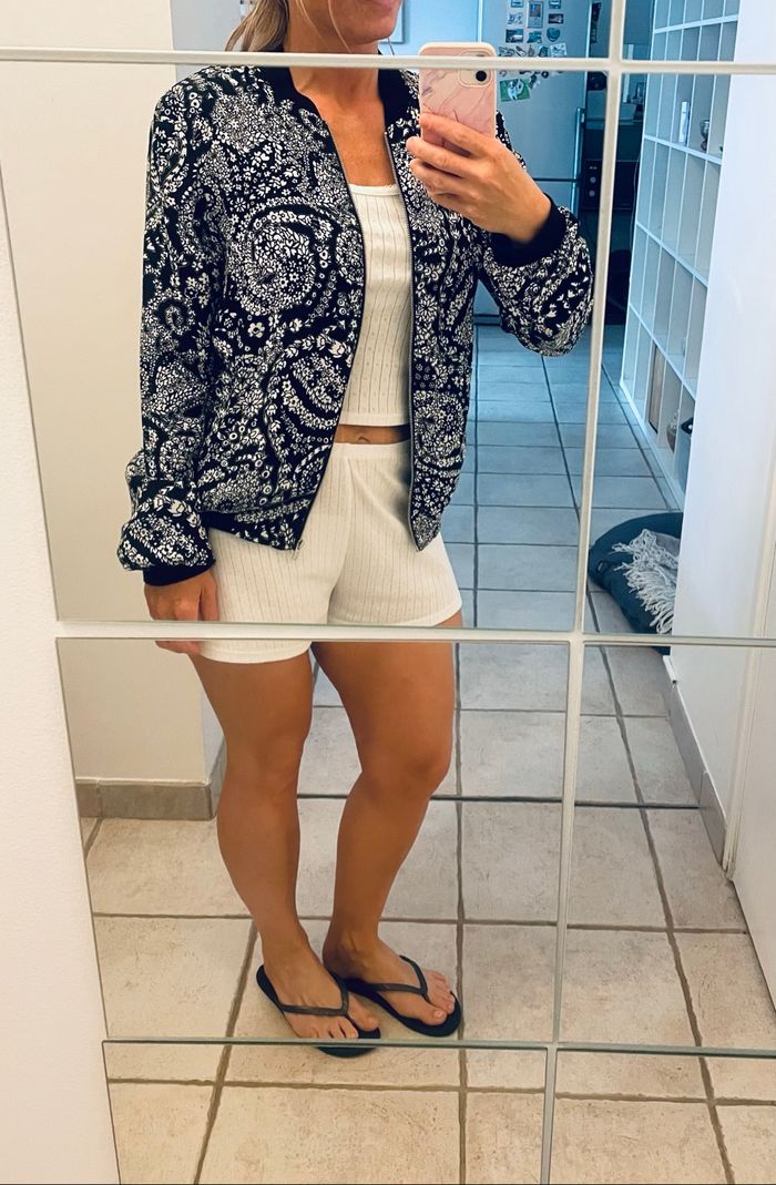 Veste noire et blanche Promod taille S