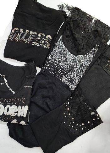 Lot t-shirt strass