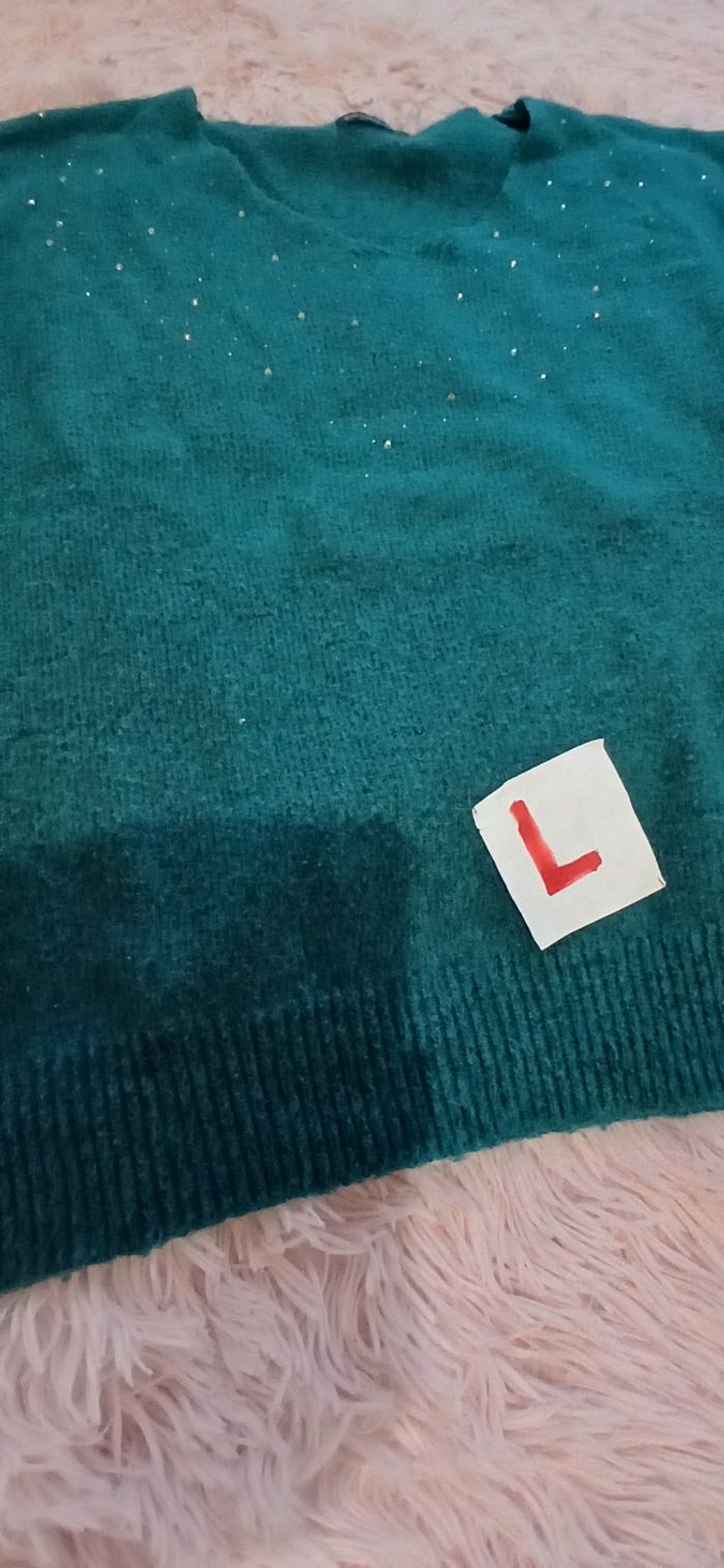 Pull vert - photo numéro 2