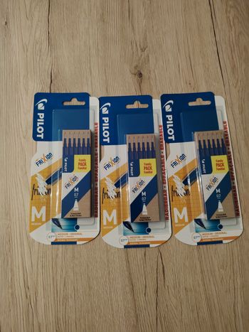 Recharges stylos frixion pilot