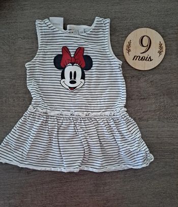 🌸 Robe été Minnie bébé fille 9 mois 🌸