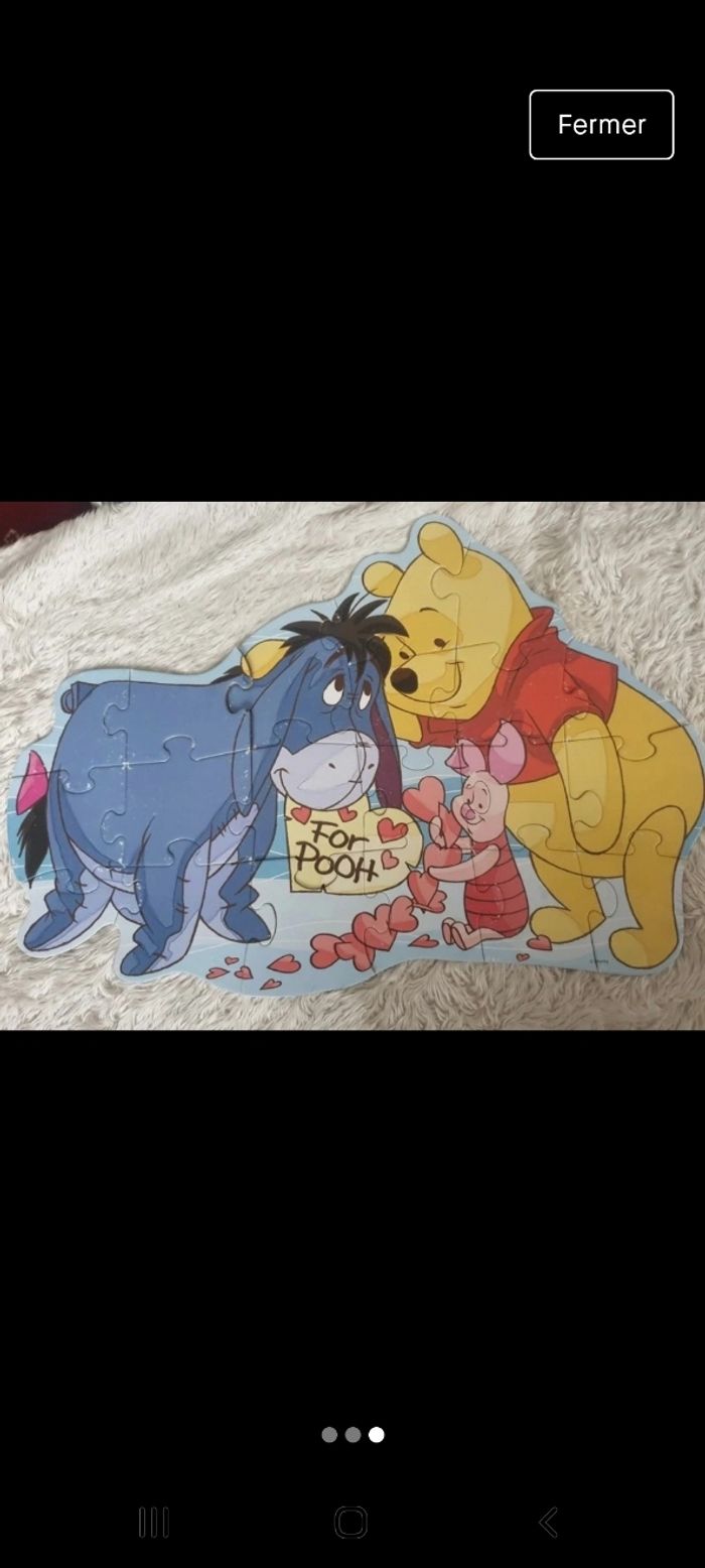 Puzzle bébé winnie l'ourson - photo numéro 3