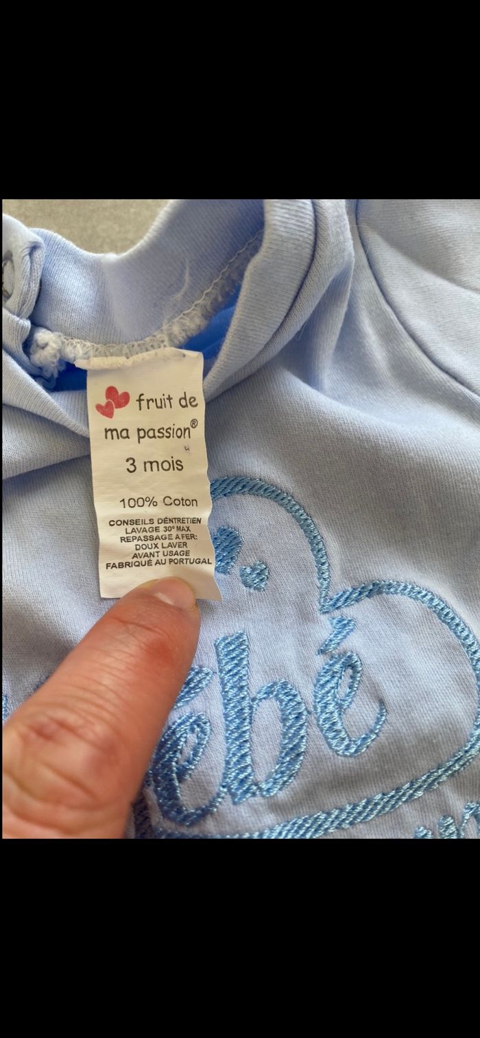 Pyjama Bébé d'amour Neuf 1-3 mois - photo numéro 8