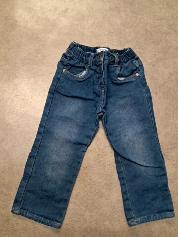 pantalon jean fille 18 mois vertbaudet