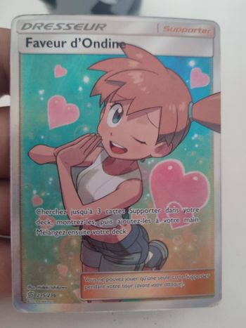 Carte pokémon de ondine