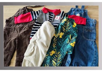 Lot de 5 vetements mélangés 9 mois