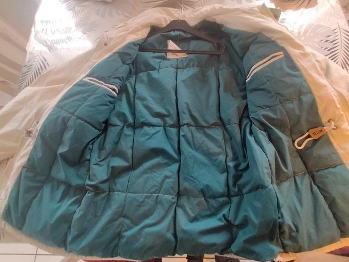 Veste blouson homme T 46 beige et vert - photo numéro 13