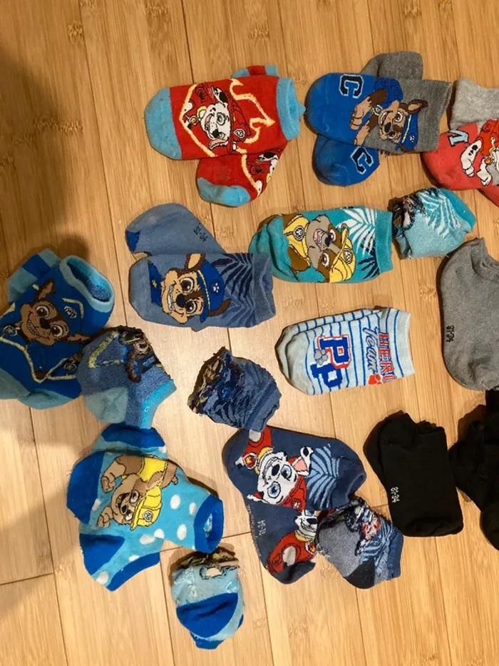 P31/34 - 25 Paires de chaussettes modèle socquette - photo numéro 5