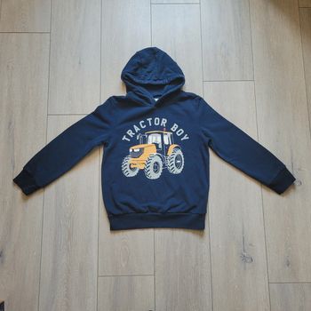 Sweet à capuche bleu marine. Garçon 9 ans. Marque C&A