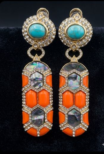 Superbes boucles d'oreilles 