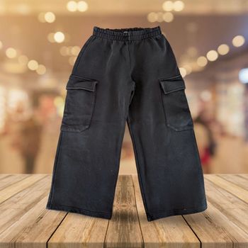 Pantalon Cargo Molletonné Noir