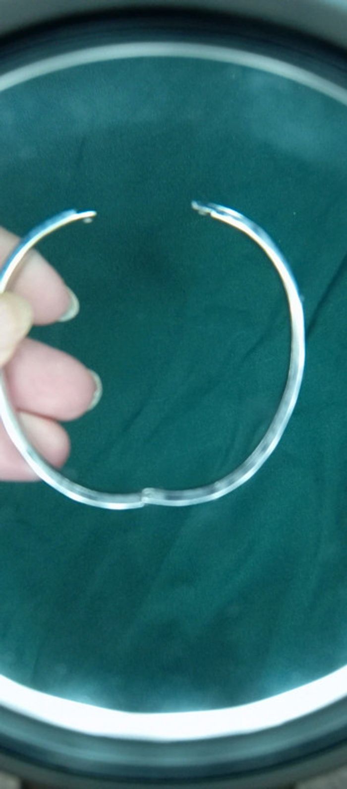 Bracelet argenté avec strass - photo numéro 9